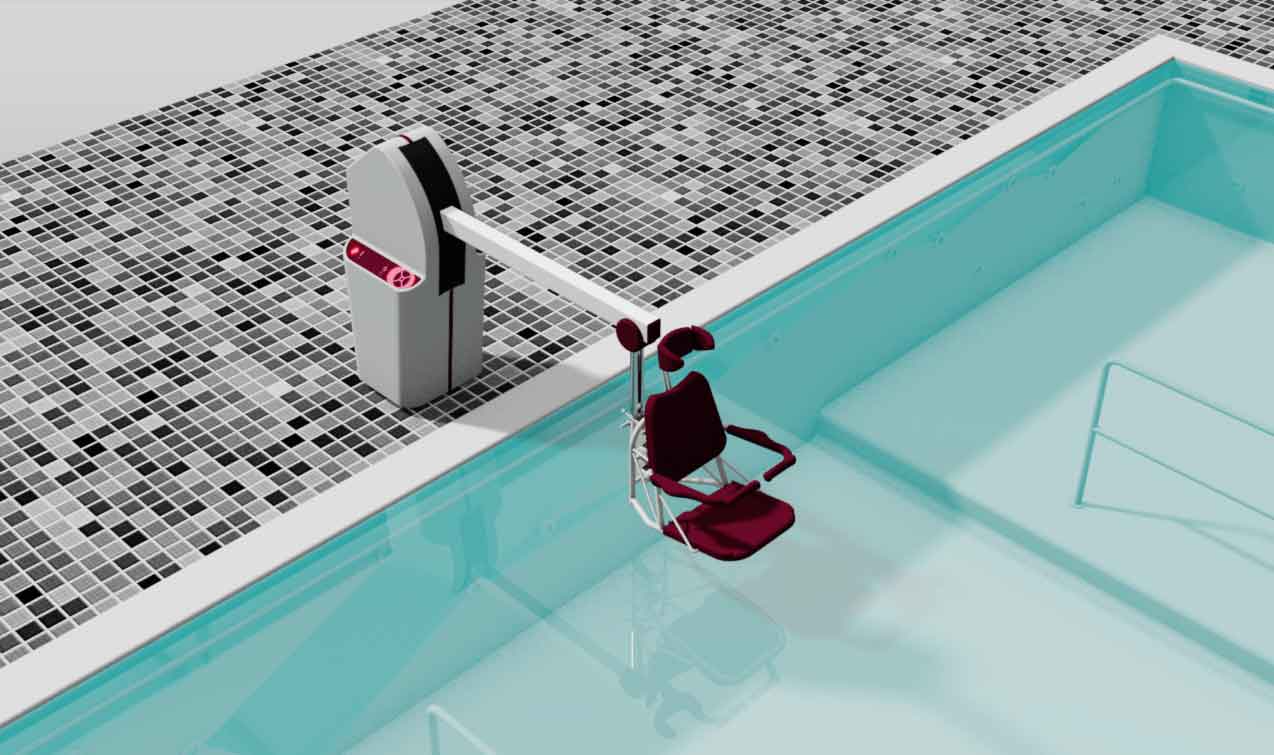 POSEIDO electric pool hoist - Balneotherapy | France Reval